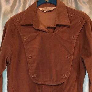 Ladies Vintage Corduroy Bib Western Shirt, NWT